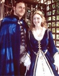 Celtic court dress, doublet, and cloak